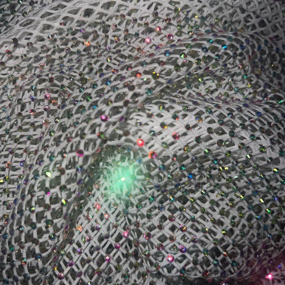 RHINESTONE MESH DRESS - Picture 9 of 10